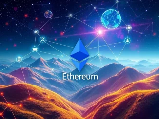 Ethereum developers flocking to the thriving Ethereum ecosystem, signifying strong growth in blockchain development.