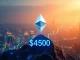 Chart showing Ethereum price recovering above $4,500, symbolizing a strong ETH recovery in the crypto market.