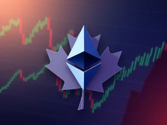 Illustration showing CI Global Asset Management's strategic Ethereum staking investment within its ETHX ETF, highlighting growth in Canadian crypto finance and the rise of staked ETH.
