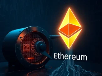 Visualization of a massive Ethereum whale transfer moving ETH into a Beacon Depositor, representing significant crypto whale movement.