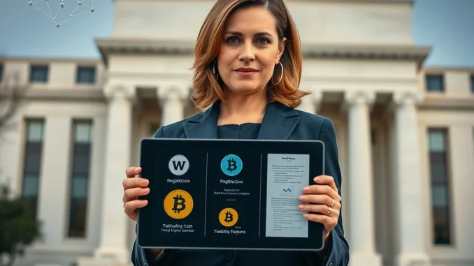 Federal Reserve's Michelle Bowman discusses crucial stablecoin rules and regulatory feedback process.