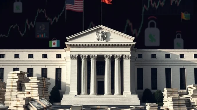 Federal Reserve QT: Powell Unveils Crucial Shift, Signaling End Within Months Jerome Powell discussing the potential end of Federal Reserve QT, impacting global financial stability.