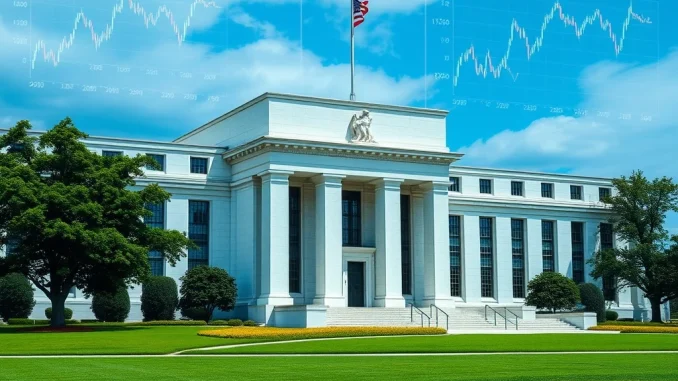 A visual representation of the Federal Reserve's decision to end Quantitative Tightening and its potential impact on Bitcoin price and global financial markets.