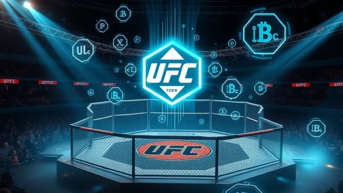 Visualizing the astounding success of the FIGHT token sale, bridging the UFC and blockchain technology for future fan engagement.