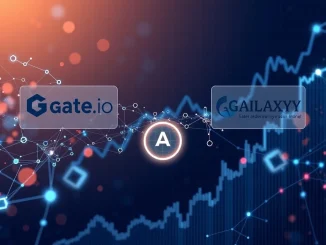 Illustrates Galaxy Digital's strategic ASTER withdrawal from Gate.io, highlighting major on-chain crypto movements.