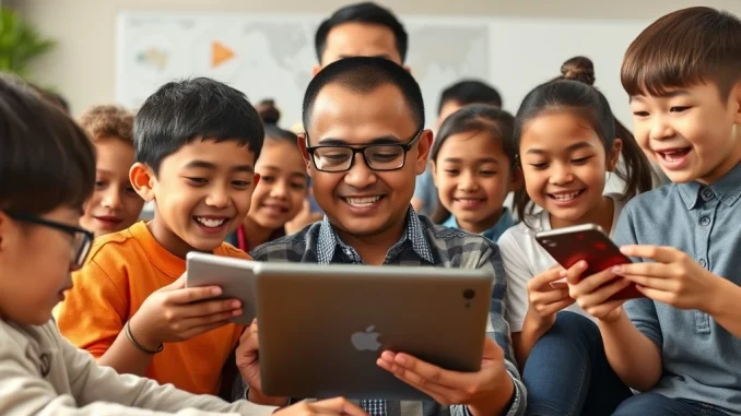 Giggle Academy students benefiting from Changpeng Zhao's education project, funded by significant crypto donations.