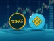 Gopax and Binance logos symbolize their urgent collaboration on Gopax repayments for GoFi staking service users.