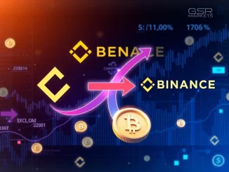 A large Chainlink (LINK) deposit from GSR Markets arrives at Binance, illustrating significant crypto market maker activity.