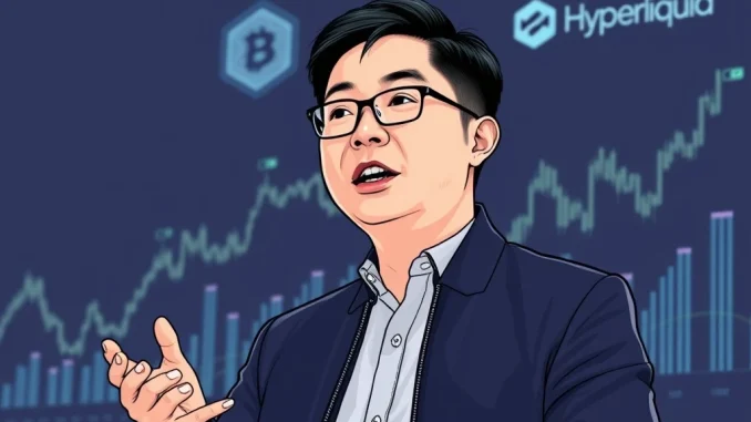 Changpeng Zhao clarifying Hyperliquid investment status by Yi He Labs, emphasizing transparency in crypto funding.