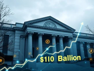 A representation of Hyperliquid Strategy's significant SEC S-1 filing, indicating a monumental $1 billion cryptocurrency funding initiative.