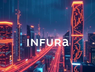 Infura token launch announcement by ConsenSys founder Joseph Lubin, signifying a revolutionary Web3 economy.