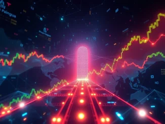 Injective pre-IPO futures market platform bridging traditional finance with blockchain, symbolizing new access to private equity.