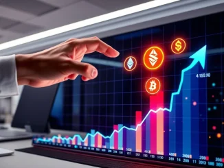 A vibrant digital chart illustrating growth, symbolizing the opportune time to invest in crypto, as Pantera Capital suggests.