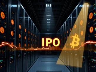 Ionic Digital's Bitcoin miner IPO S-1 filing, symbolizing its renewed public offering and market entry.