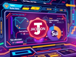 Visualizing the JACKSON tokenomics allocation for Jackson.io, highlighting the strategic distribution within the Sui gaming ecosystem.