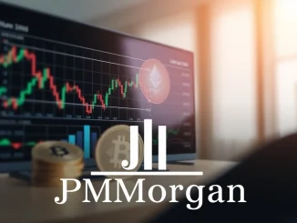 JPMorgan's financial report advising a prudent 4% **cryptocurrency allocation** cap for investment portfolios.