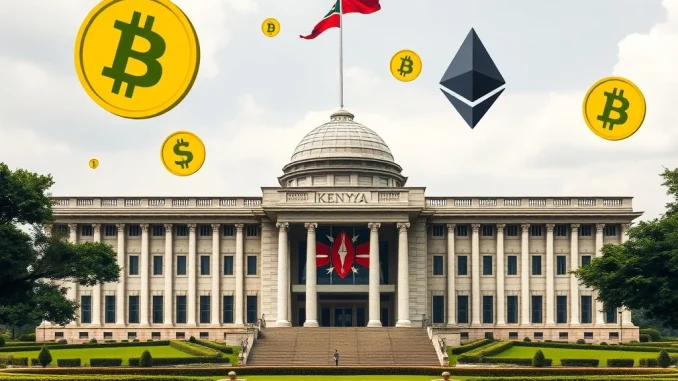The Kenyan Parliament building, symbolizing new Kenya digital asset regulation and a forward-thinking approach to crypto.