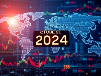 A digital display showing a **macroeconomic calendar** with key dates for central bank meetings and economic data releases, highlighting the week's pivotal financial decisions.