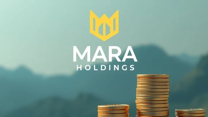 MARA Holdings' strategic Bitcoin acquisition, showcasing its growing Bitcoin holdings and commitment to crypto investment.