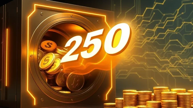 Massive USDC Minted: What 250 Million Means for the Stablecoin Market Visualizing the significant 250 million USDC minted event and its impact on the stablecoin market.