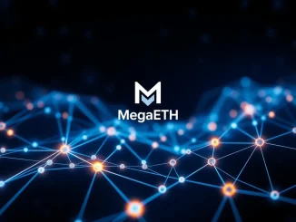 MegaETH blockchain network symbolizing growth and strategic investor stake repurchase before mainnet launch.
