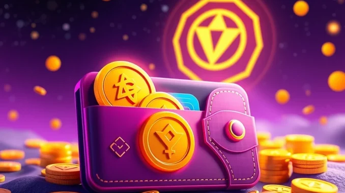 A vibrant visual representing the MetaMask rewards program, with digital tokens and a crypto wallet icon, symbolizing the $30M initiative.