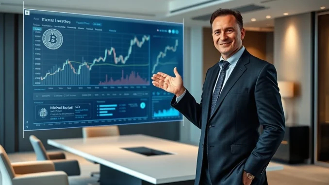 Michael Saylor discusses MicroStrategy's **Bitcoin strategy**, emphasizing direct acquisition over corporate mergers for growth.