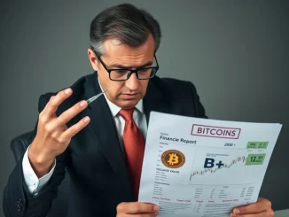 S&P's B- **junk rating** for **MicroStrategy Bitcoin** holdings signals financial risk.