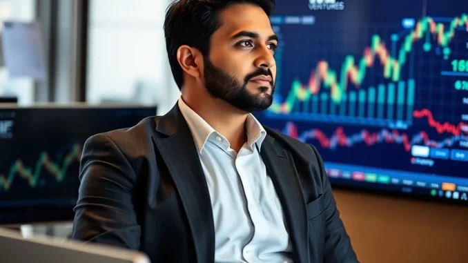 Mo Shaikh, founder of MF Ventures, confidently overseeing digital asset investment strategies.