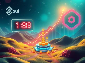 A visual representation of the rapid sell-out of the Momentum MMT crypto community sale, highlighting its $11.1M fundraising success.