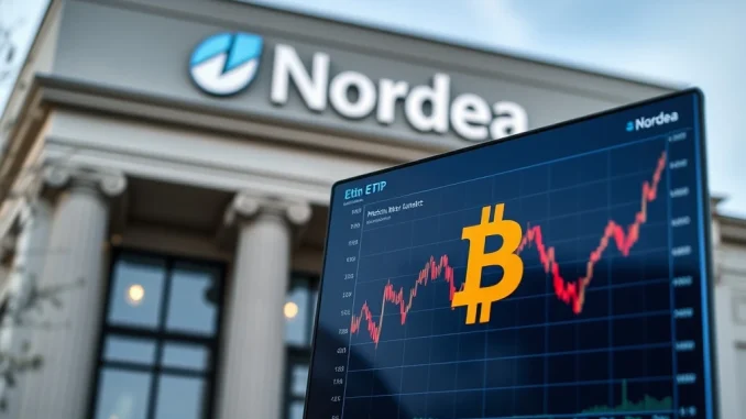 Nordea's bold move offering Bitcoin ETP services, signaling major institutional crypto adoption in Northern Europe.
