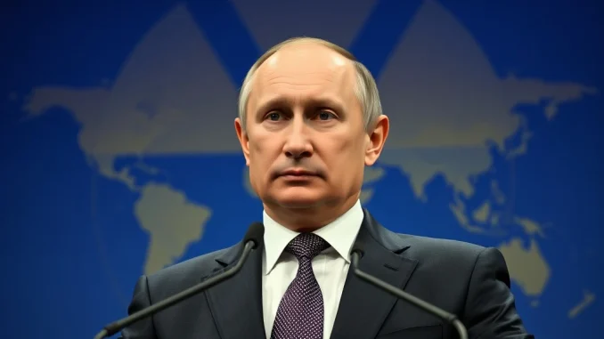 President Putin delivers a serious statement regarding potential **nuclear tests**, highlighting escalating global security concerns.