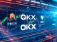 Digital display showing OKX perpetual futures for Monad (MON) and Meteora (MET), symbolizing new trading opportunities.