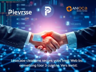 Pieverse secures $7M funding, symbolizing the integration of Web3 payment infrastructure with traditional finance for enhanced blockchain compliance.