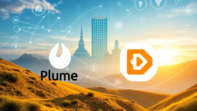 Visualizing Plume's strategic Dinero protocol acquisition to fuel DeFi and RWA expansion for institutional clients.