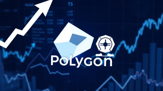 A visual representation of the Polygon POL buyback proposal, showing token flow and a strong, stable financial outlook.