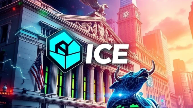 Intercontinental Exchange (ICE) and NYSE parent making a strategic Polymarket investment in a digital prediction market.