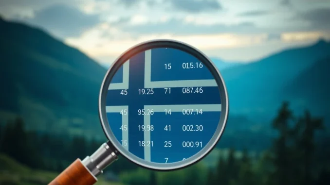 Norwegian authorities investigating Polymarket betting scandal, symbolizing a probe into crypto betting security and information leak concerns.