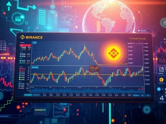Binance platform displaying RECALL perpetual futures trading interface, symbolizing new cryptocurrency derivatives opportunities.