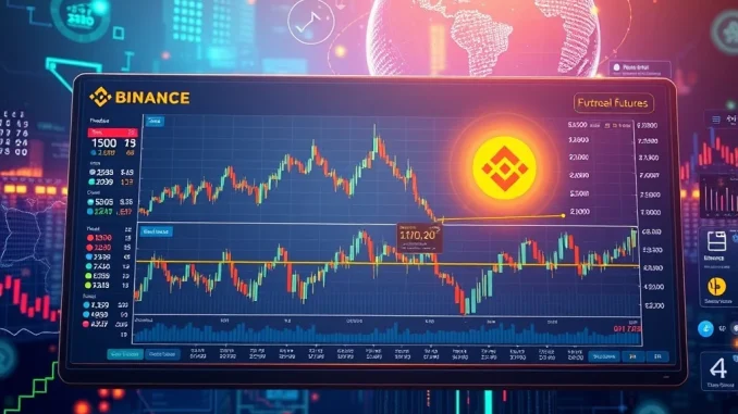 Binance platform displaying RECALL perpetual futures trading interface, symbolizing new cryptocurrency derivatives opportunities.