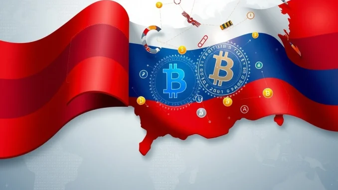 Illustrates Russia's strategic move to adopt **crypto for international trade**, circumventing sanctions through digital payments and new financial pathways.