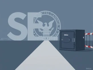 Visual representation of the SEC IPO process simplification impacting BitGo during a government shutdown, showing streamlined pathways.