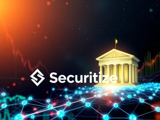 Securitize SPAC discussions for a public listing, symbolizing the company's move to public markets for digital asset tokenization.