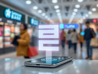 Shinhan Bank stablecoin initiative launching a won-pegged digital payment service with Lotte.