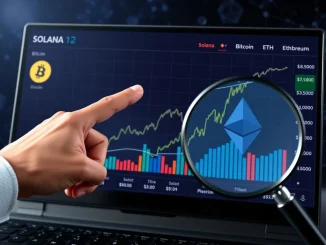 Visualizing a smart trader's strategic SOL long position bet on a crypto trading dashboard.