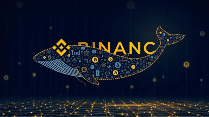 A significant SOL transfer from an anonymous Solana wallet to Binance, indicating potential market movement.
