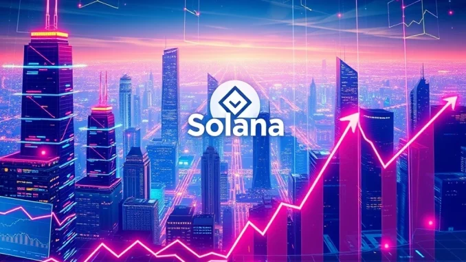 Charts illustrating the impressive $18M revenue surge for Solana dApps, highlighting the growth of the Solana ecosystem.