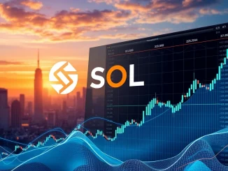 Charts showing significant upward trading volume for the Bitwise SOL ETF (BSOL) on its record-breaking debut.