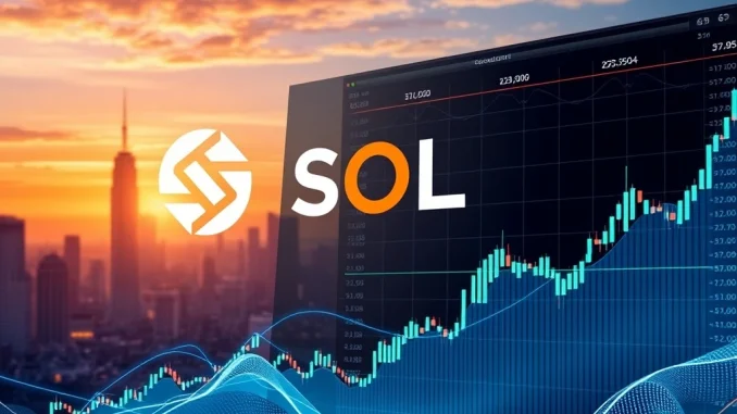 Solana ETF Soars: Bitwise BSOL Achieves Phenomenal $56M First-Day Trading Volume Charts showing significant upward trading volume for the Bitwise SOL ETF (BSOL) on its record-breaking debut.