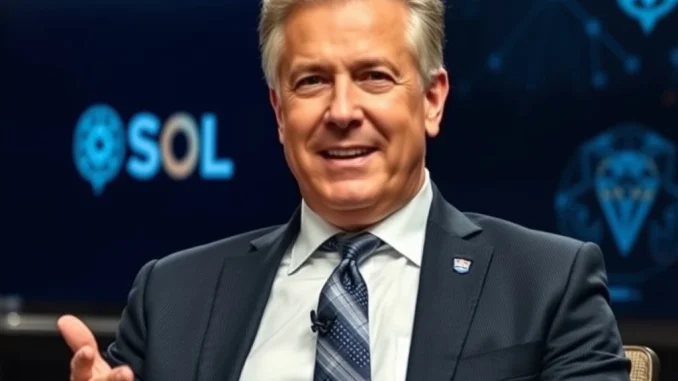 Ken Griffin's significant stake in a firm accumulating Solana (SOL) highlights institutional interest in the crypto market.